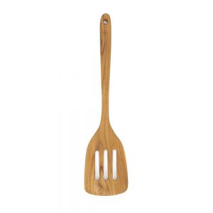 FaayHaus Teak Wood Slotted Spatula