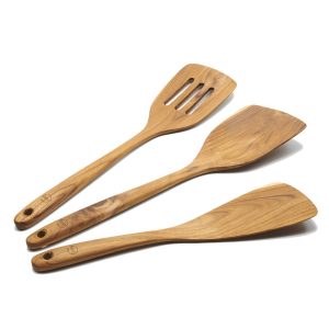 3-In-1 Teak Kitchen Utensils