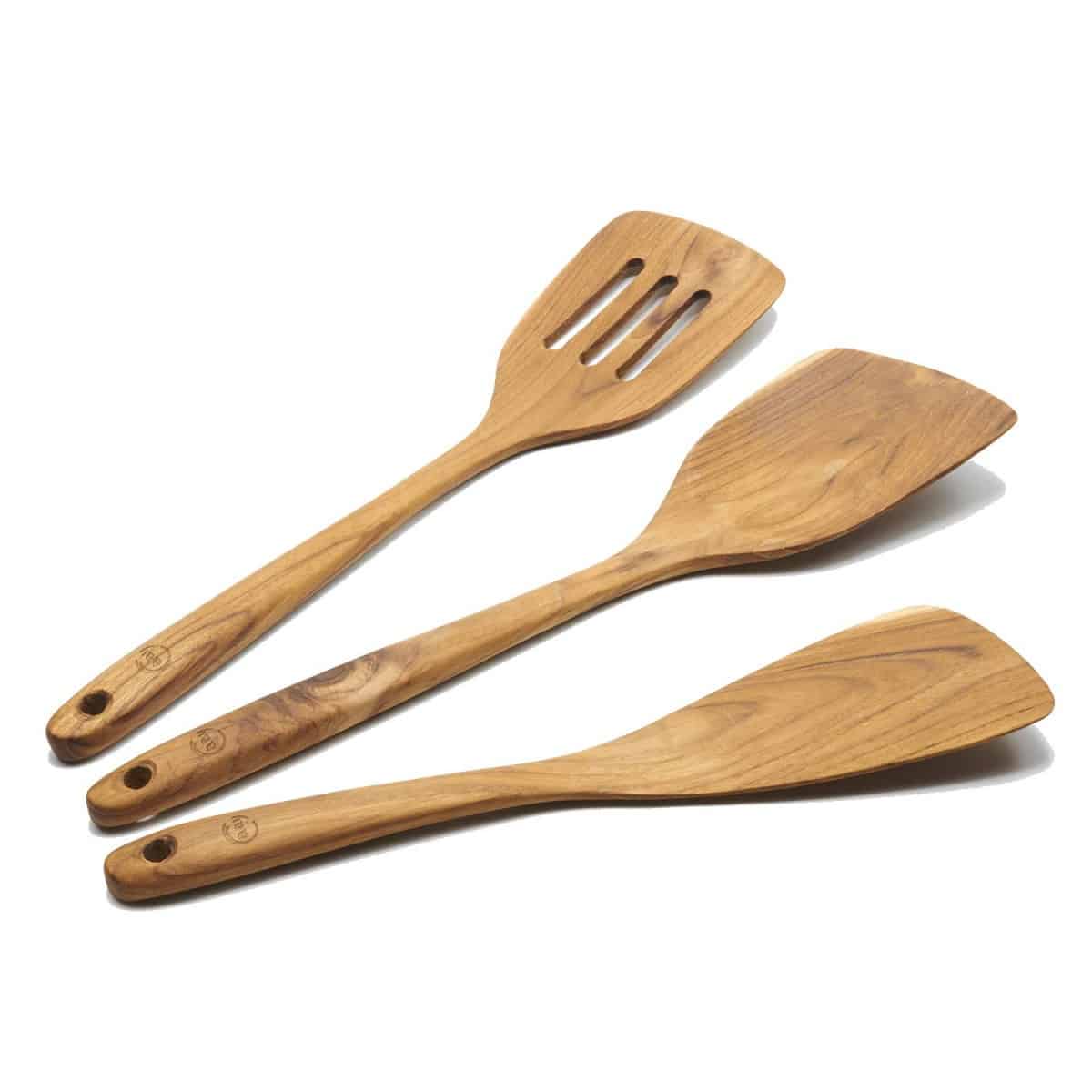 3-In-1 Teak Kitchen Utensils