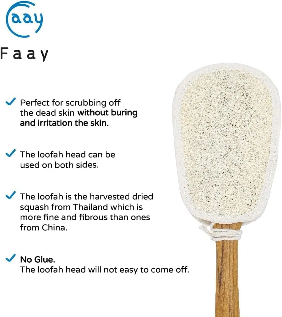 Natural exfoliating loofah sponge for skincare and bath.