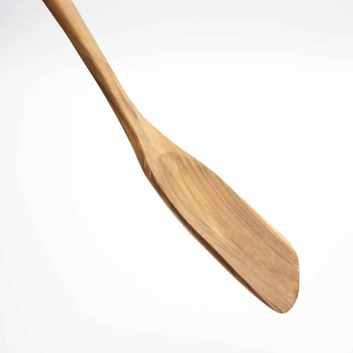 Handmade teak 13.5” Stir Fry Wooden Spatula for RIGHT Hand — view 3 of 4