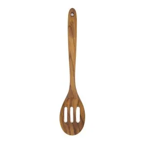 Teak Slotted Spoon