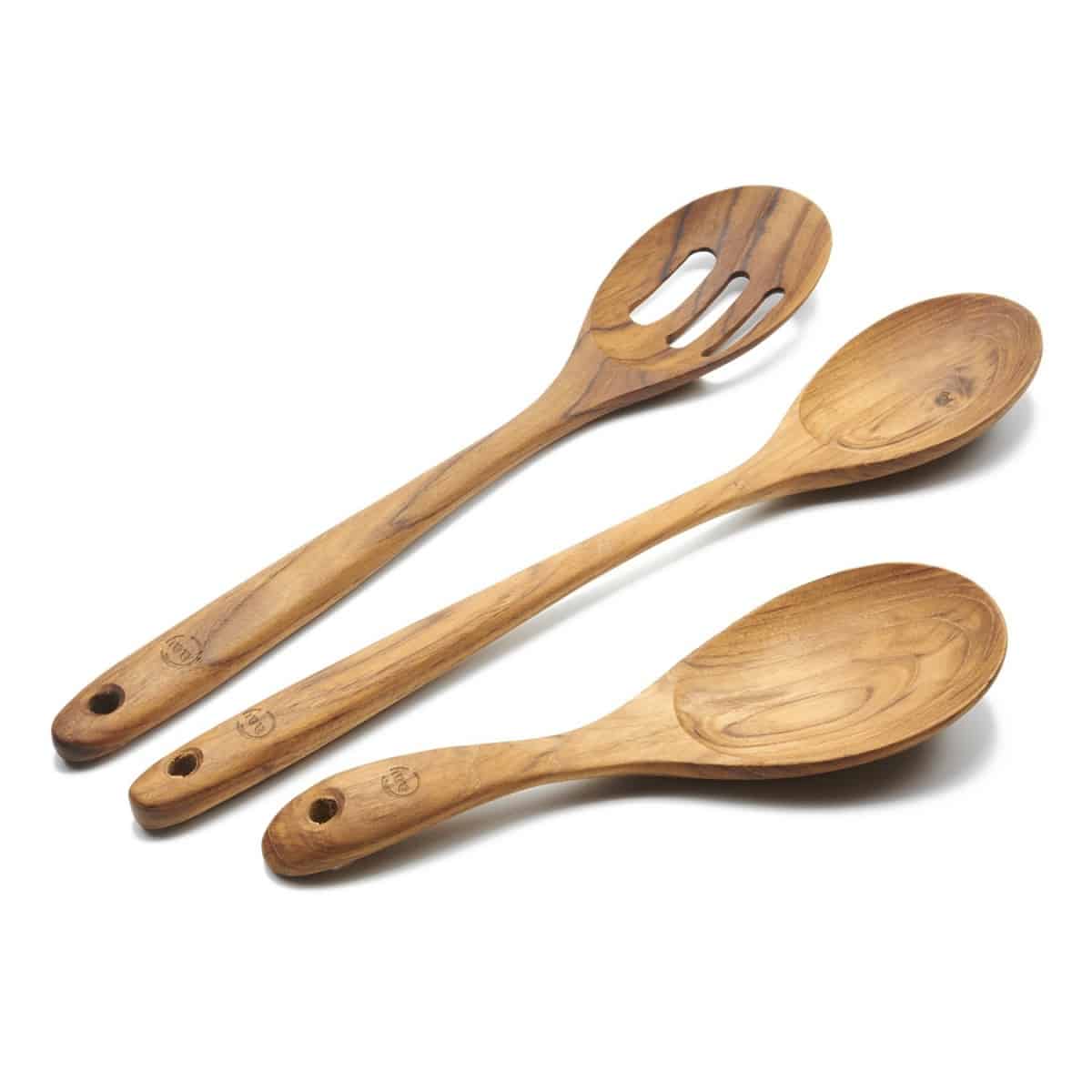 3-in-1 Handcrafted Teak Spoons