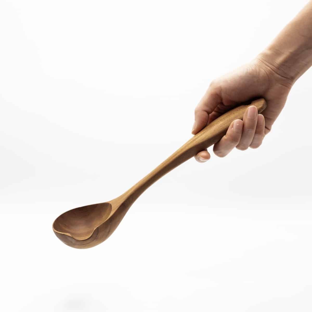 Teak Duck’s Tail Ladle, view 3 of 5