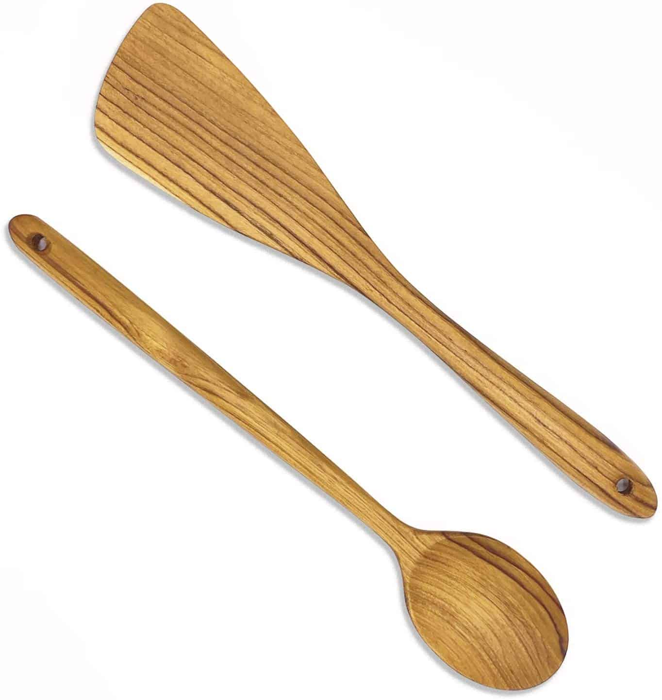 12.5 Inch Teak Wooden Spatula, view 2 of 7