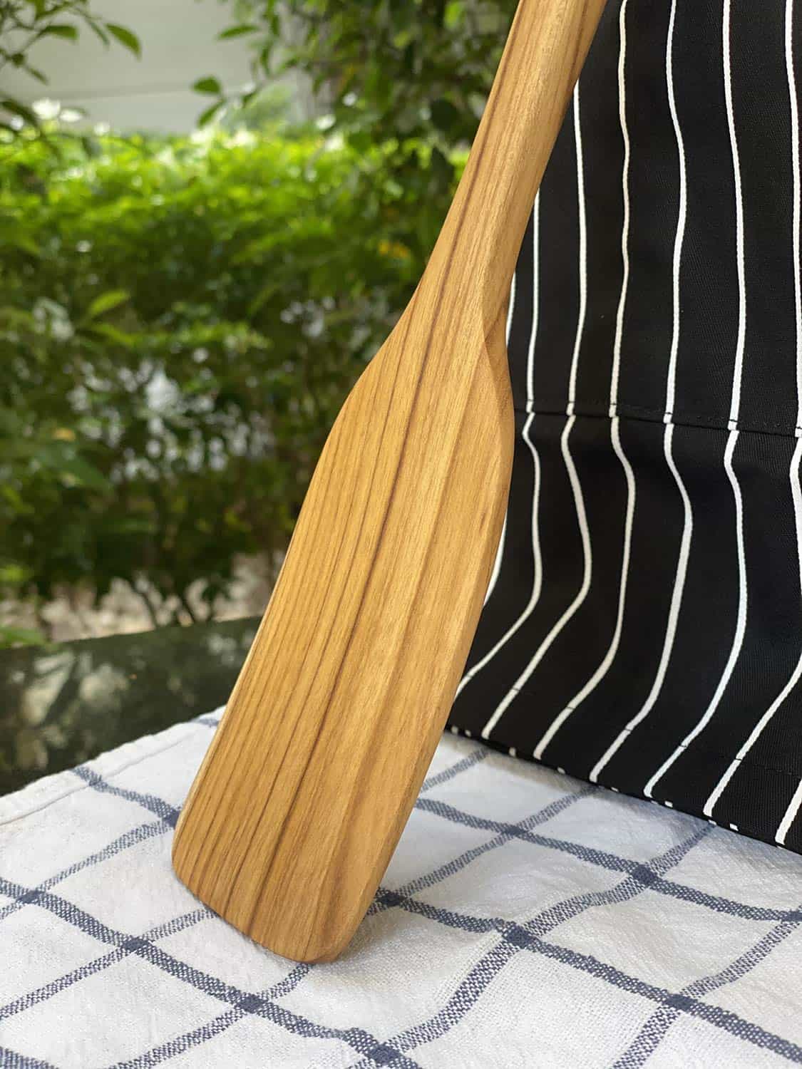 Handmade 18″ Teak Large Wooden Spoon Spatula — view 3 of 3