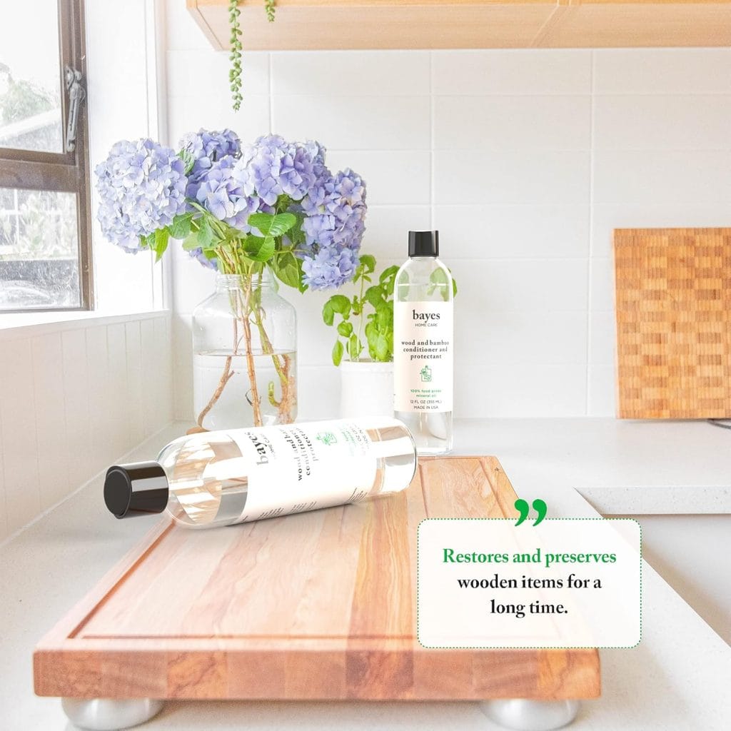 Bayes Food Grade Mineral Oil for Cutting Board