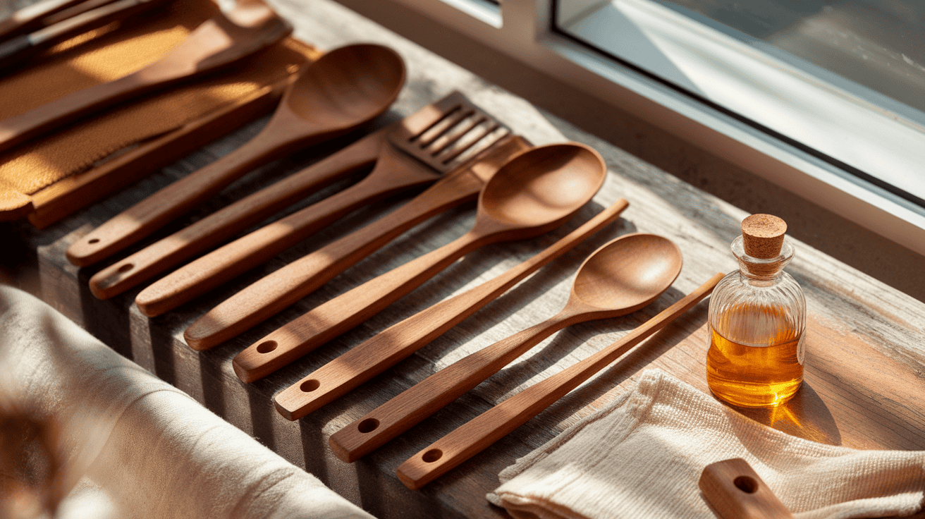 how to caring for teak utensils