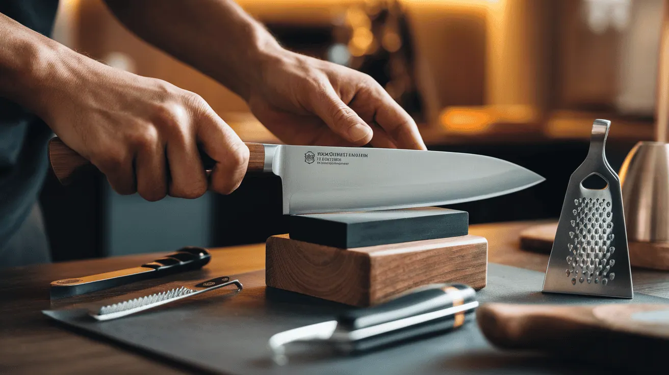 best way sharpen kitchen knife