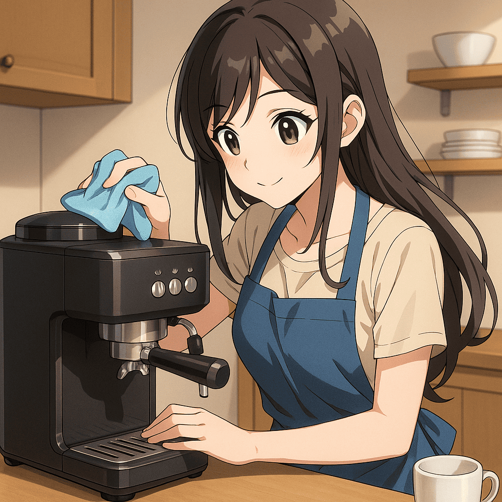 coffee machine mold cleaning
