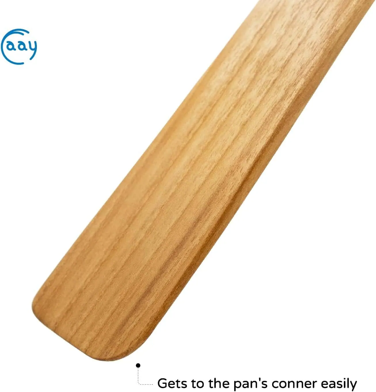 High-quality wooden spatula for kitchen cooking, non-stick, durable, easy to clean.