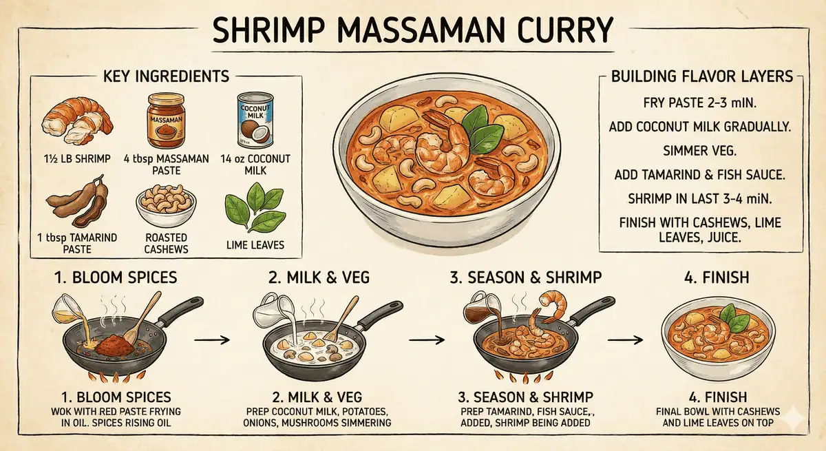how to cook Shrimp Massaman Curry how to cook Shrimp Massaman Curry