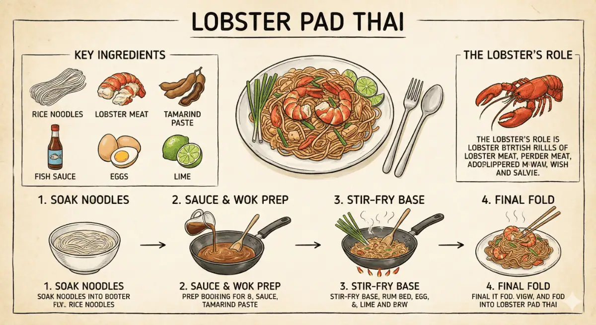 how to cook Lobster Pad Thai how to cook Lobster Pad Thai